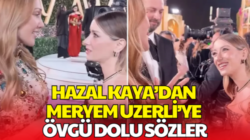 Joy Awards’ta Gülümseten Anlar: Hazal Kaya’dan Meryem Uzerli’ye Övgü Dolu Sözler